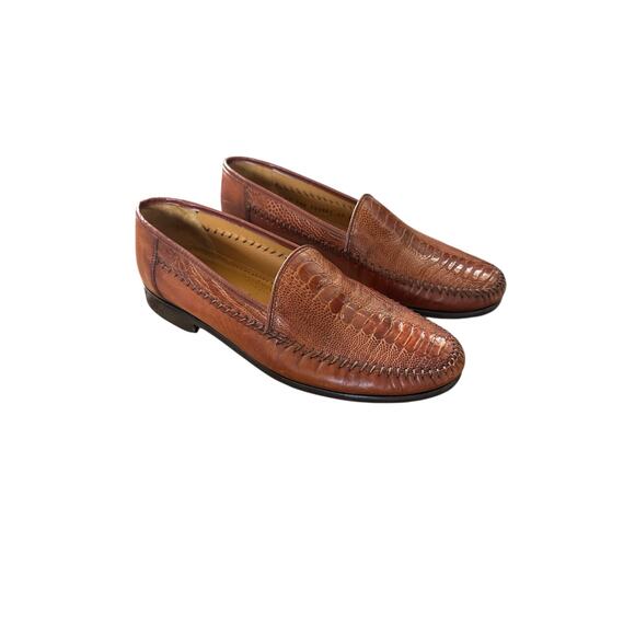 Sandro Moscoloni Men’s Genuine Ostrich Leather Loafer Size 8.5 main image 7